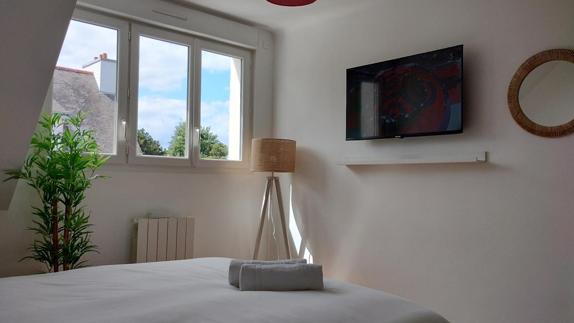 Villa Escale "Au 47" à Locmiquélic Chambre photo